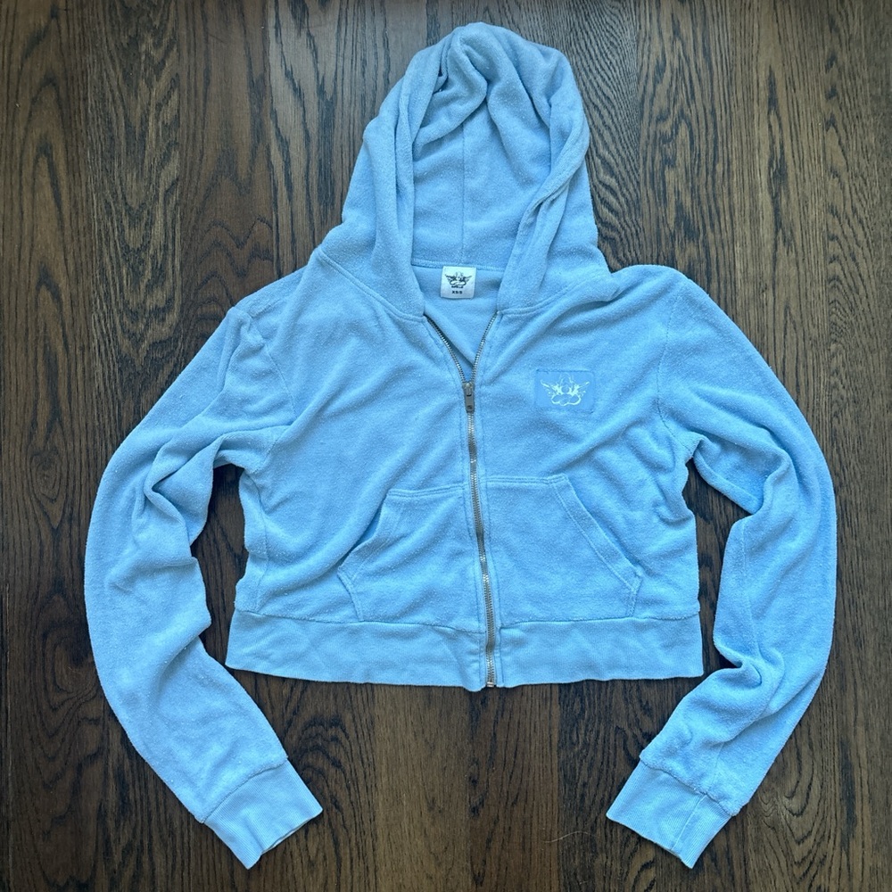 Boys Lie Terry Cloth Zip Hoodie